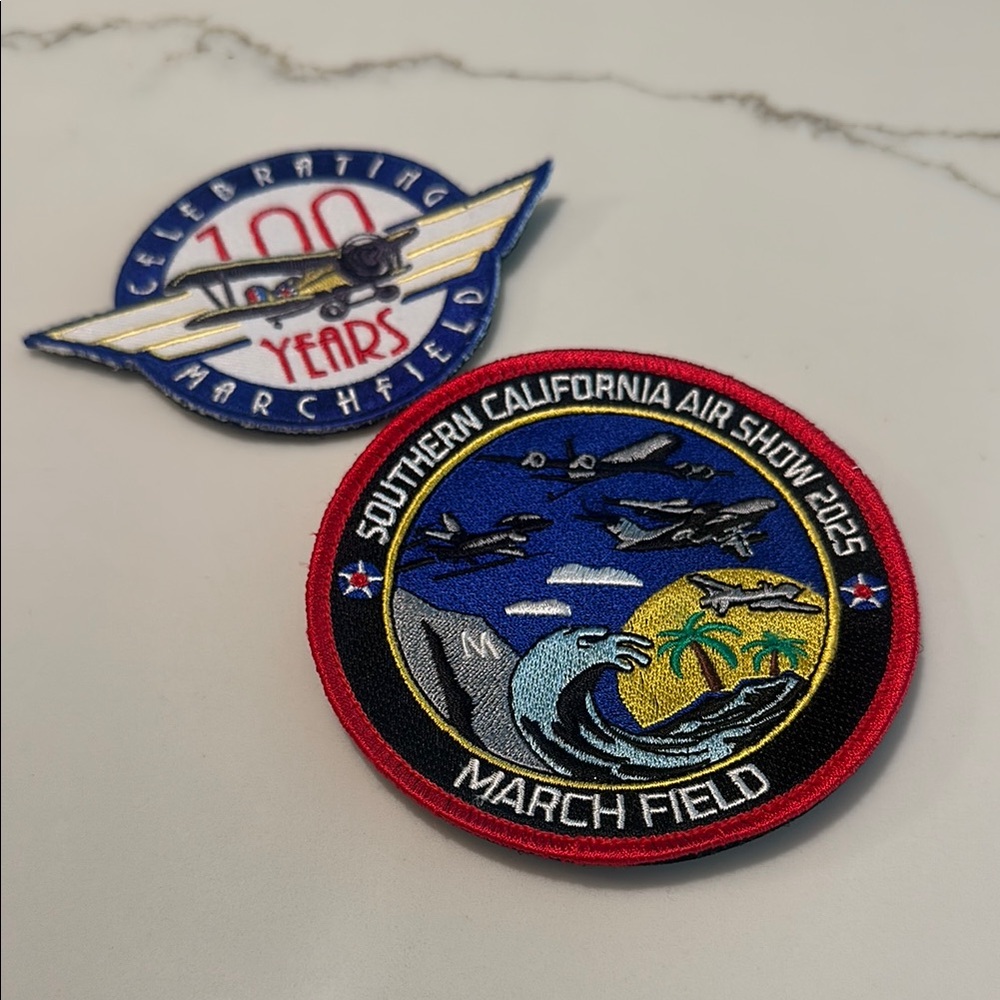 Southern California Air Show 2025 Patch Set